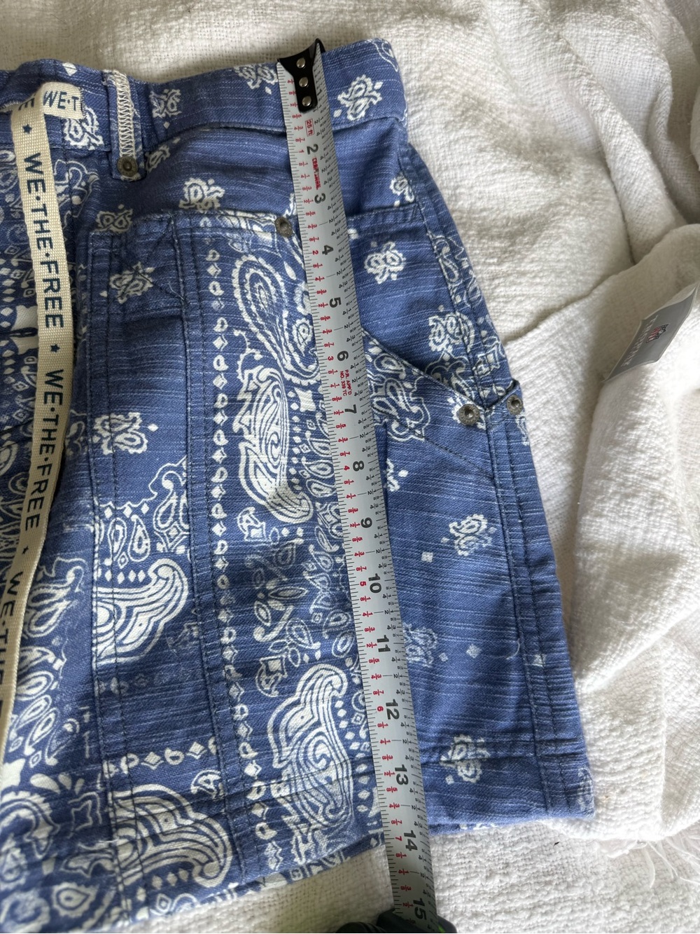 Free PeBlue Bandana-Print Mini Skirt with Drawstring - Picture 6 of 6